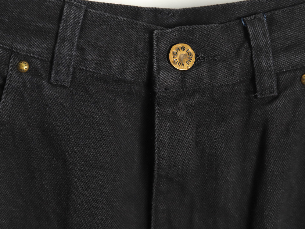 Louis Vuitton embossed monogram denim shorts S-XL