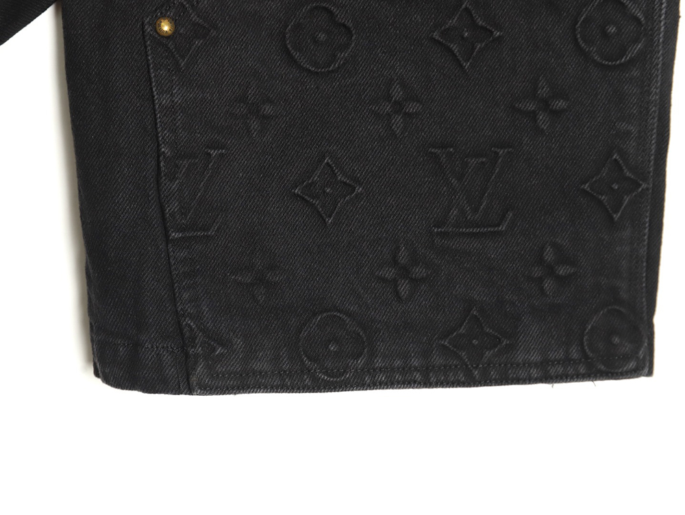 Louis Vuitton embossed monogram denim shorts S-XL