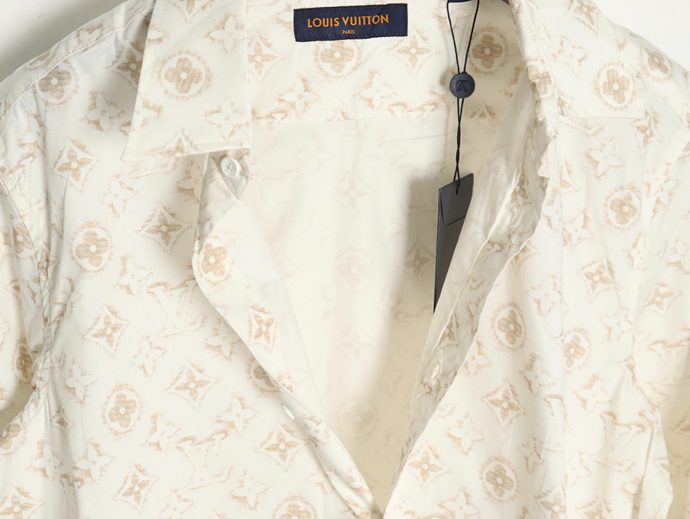 Louis Vuitton Gold Print Shirt S-XL