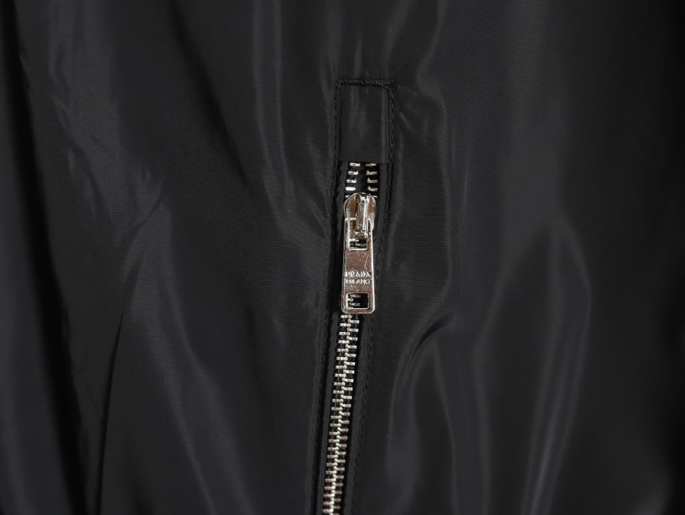 Prada triangle logo reversible zip-up jacket S-XL