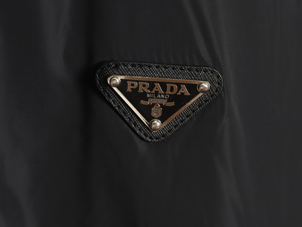 Prada triangle logo reversible zip-up jacket S-XL