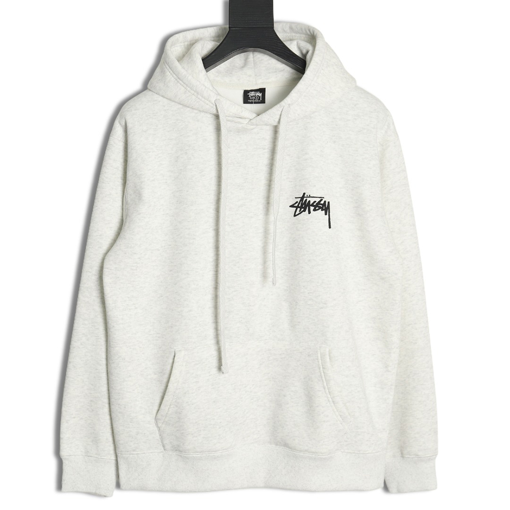 Stussy Black 8 Billiards Logo Hoodie with Blurred Back S-XL
