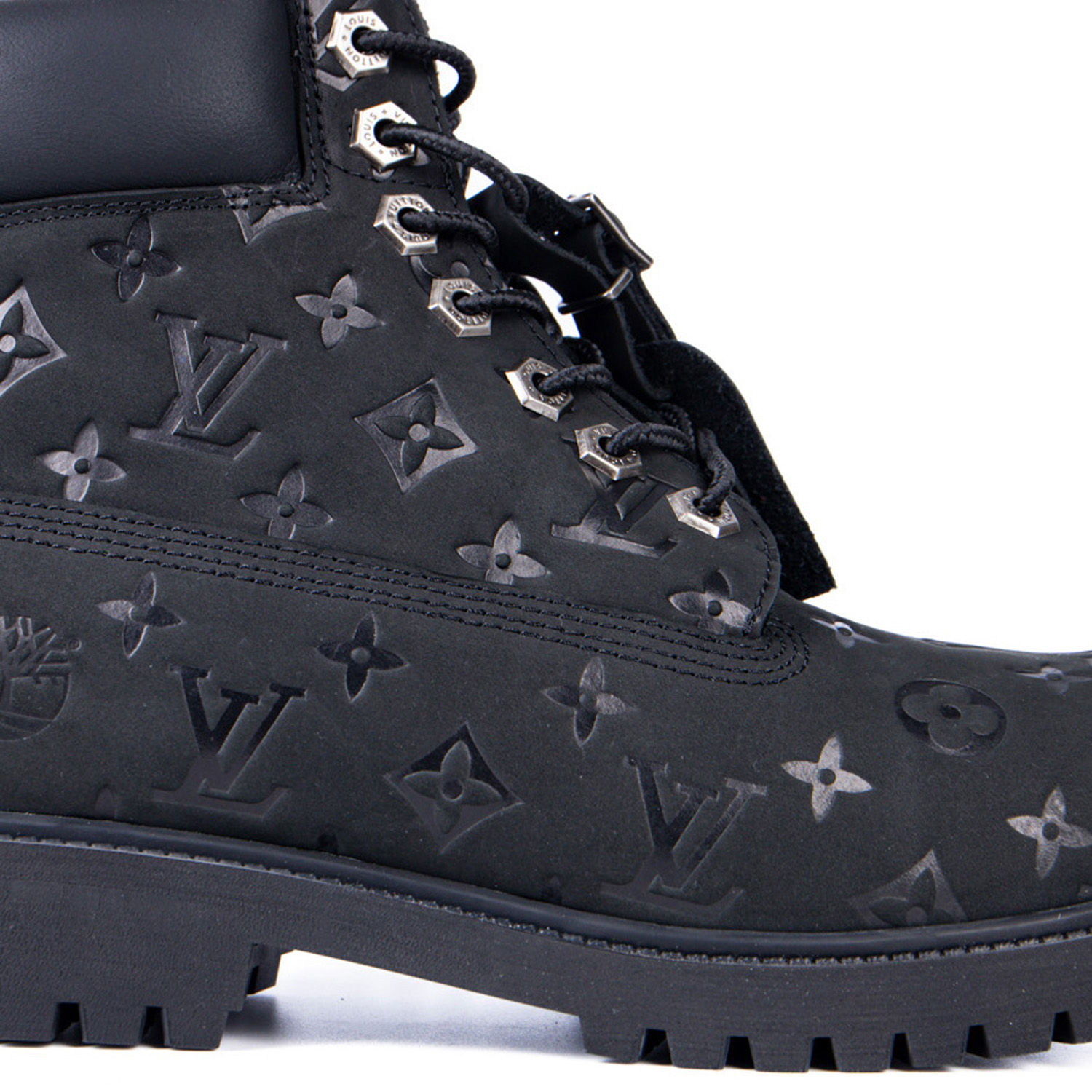 Louis Vuitton x Timberland co-branded Martin boots "black"