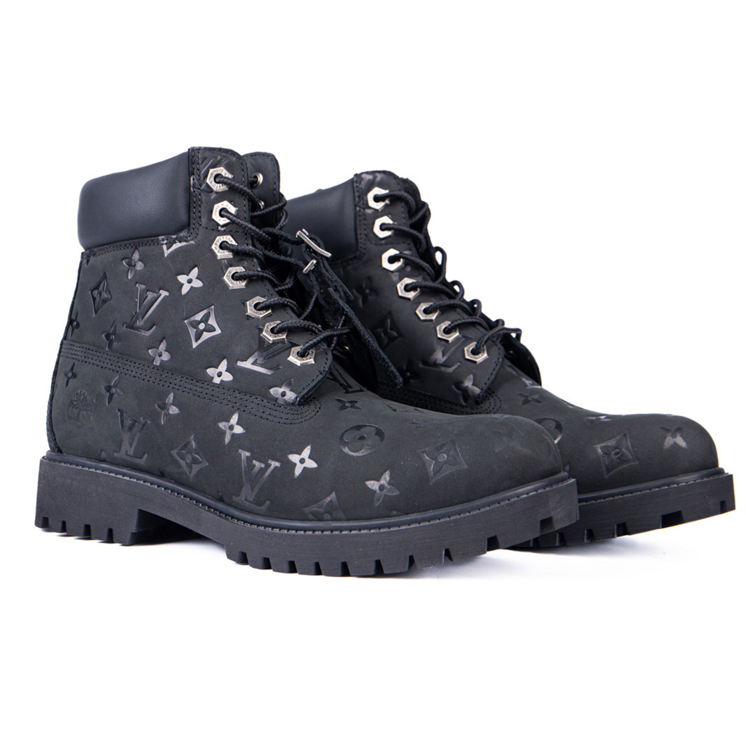 Louis Vuitton x Timberland co-branded Martin boots "black"
