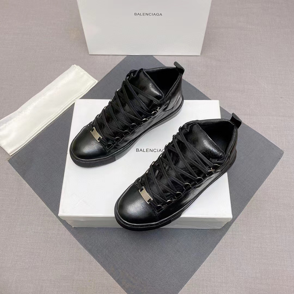 Balenciaga Arena High Black Leather