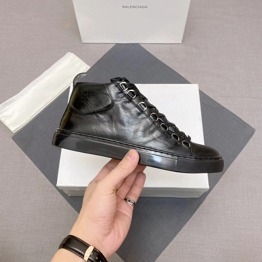 Balenciaga Arena High Black Leather