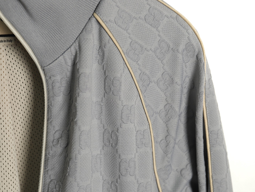Gucci all over printed obscure jacquard jacket