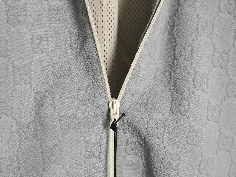 Gucci all over printed obscure jacquard jacket
