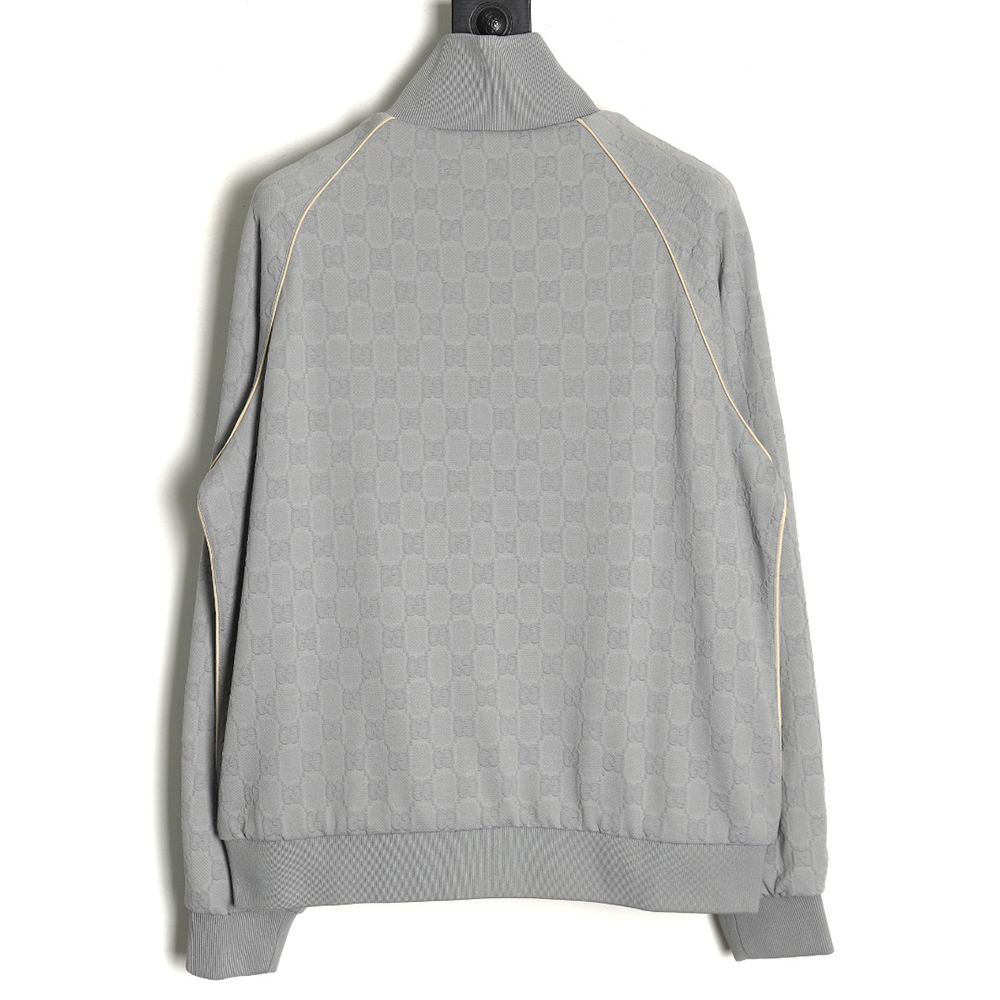 Gucci all over printed obscure jacquard jacket