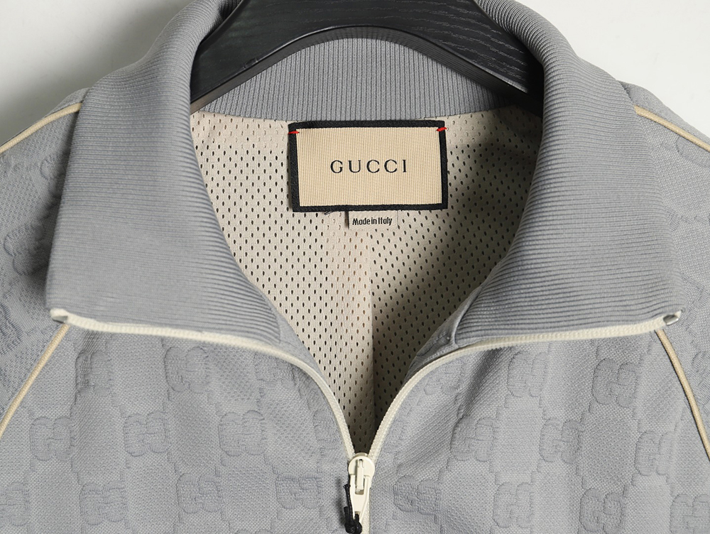 Gucci all over printed obscure jacquard jacket