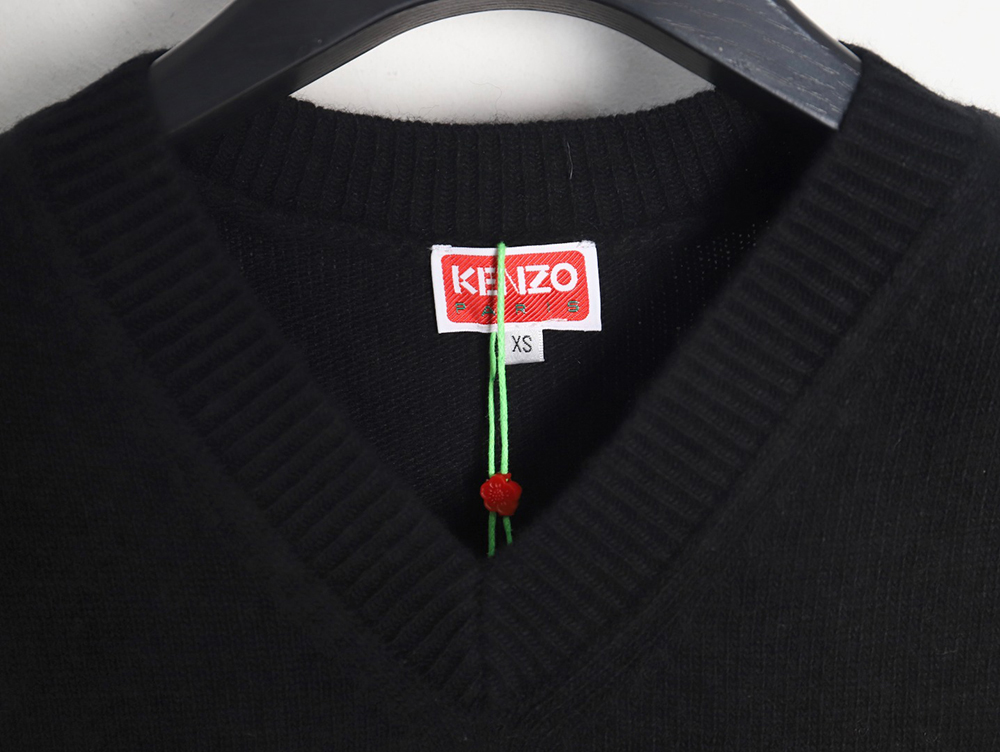 Kenzo BOKE Begonia flower pullover knitted sweater vest TSK1