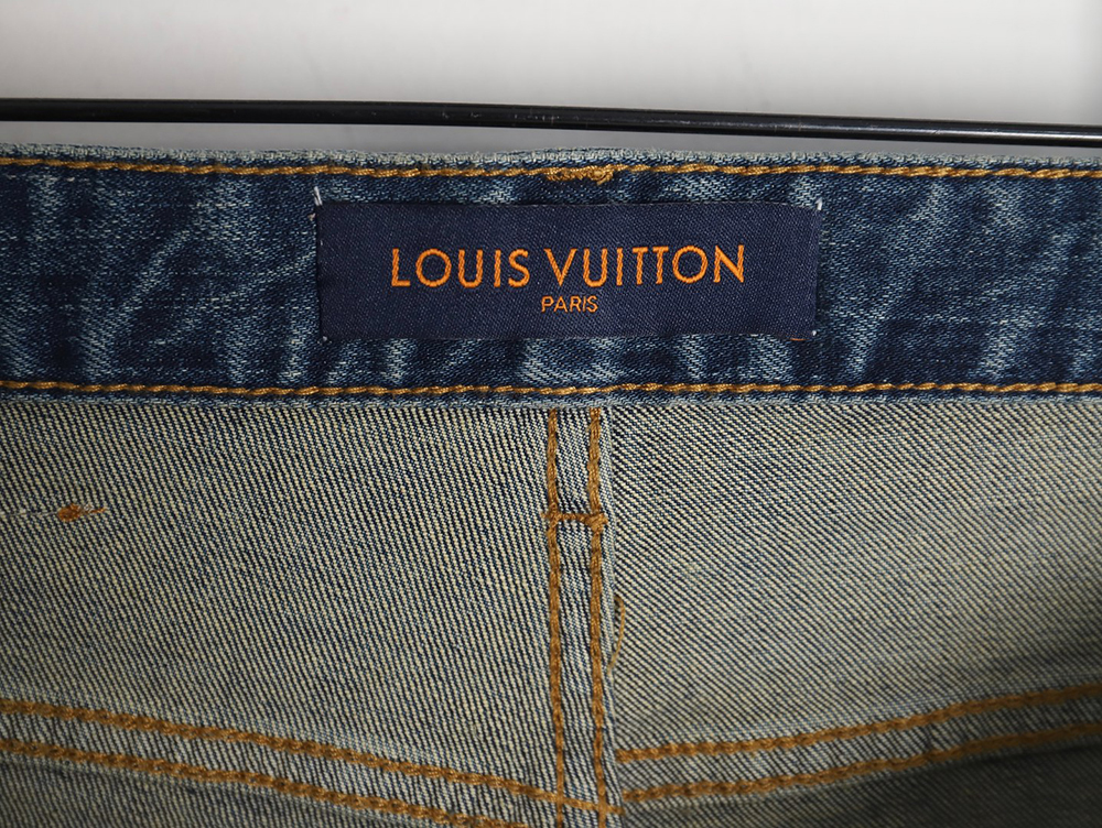 Louis Vuitton graffiti back pocket jeans