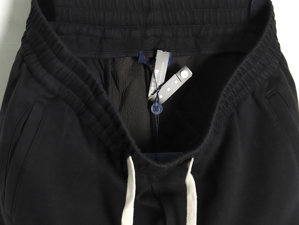 Louis Vuitton Cloud Logo Jersey Cotton Drawstring Lounge Pants TSK1