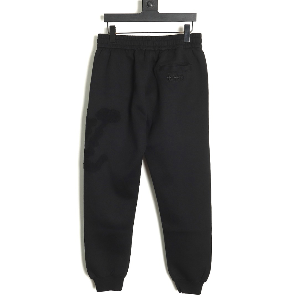 Louis Vuitton Cloud Logo Jersey Cotton Drawstring Lounge Pants TSK1