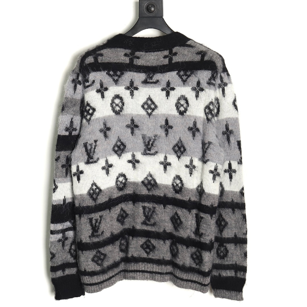 Louis Vuitton all-over mohair wool cardigan