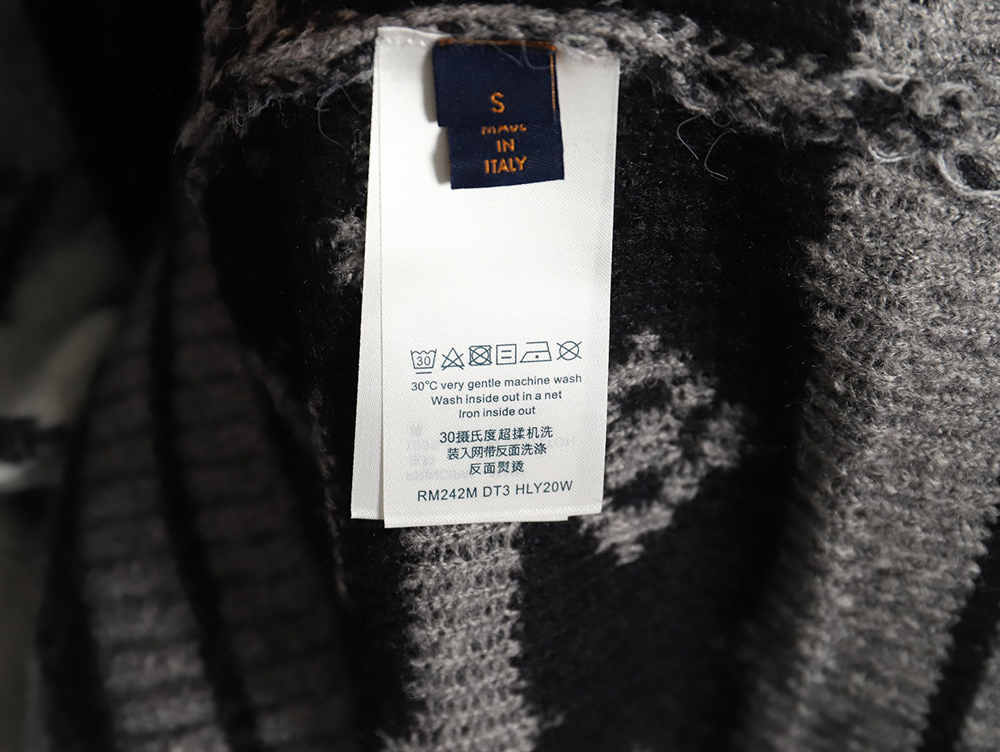 Louis Vuitton all-over mohair wool cardigan