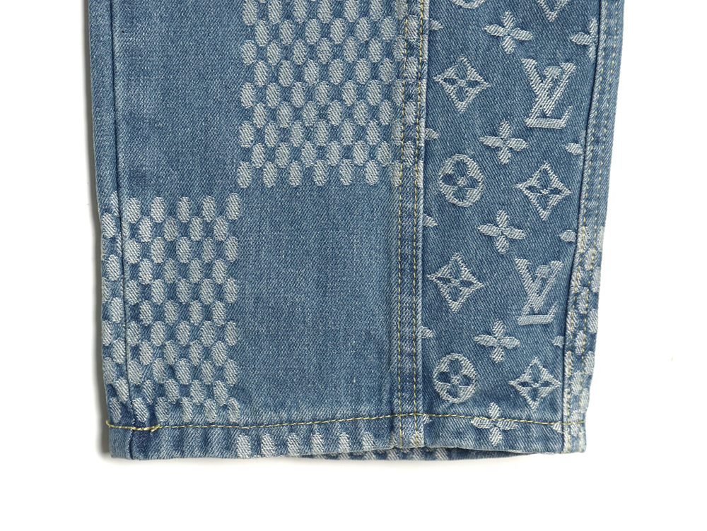 Louis Vuitton NIGO checkerboard print jeans