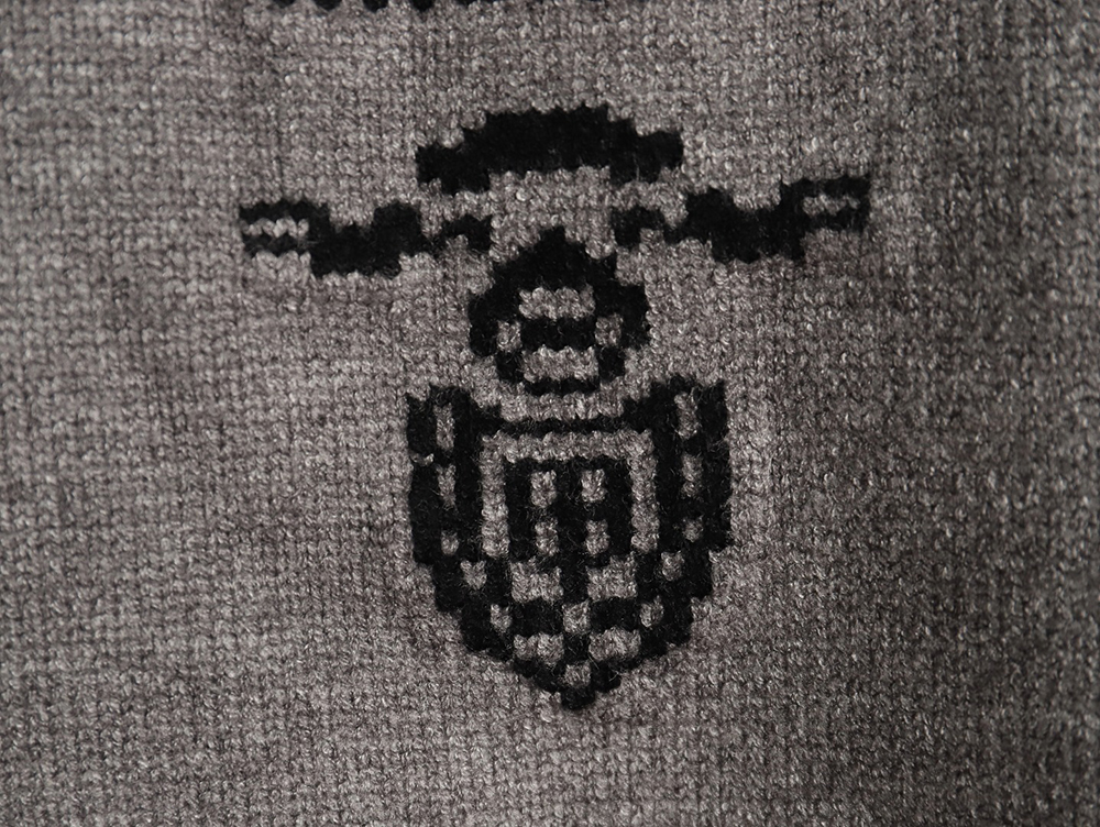 Prada sweater with floral logo on chest TSK1
