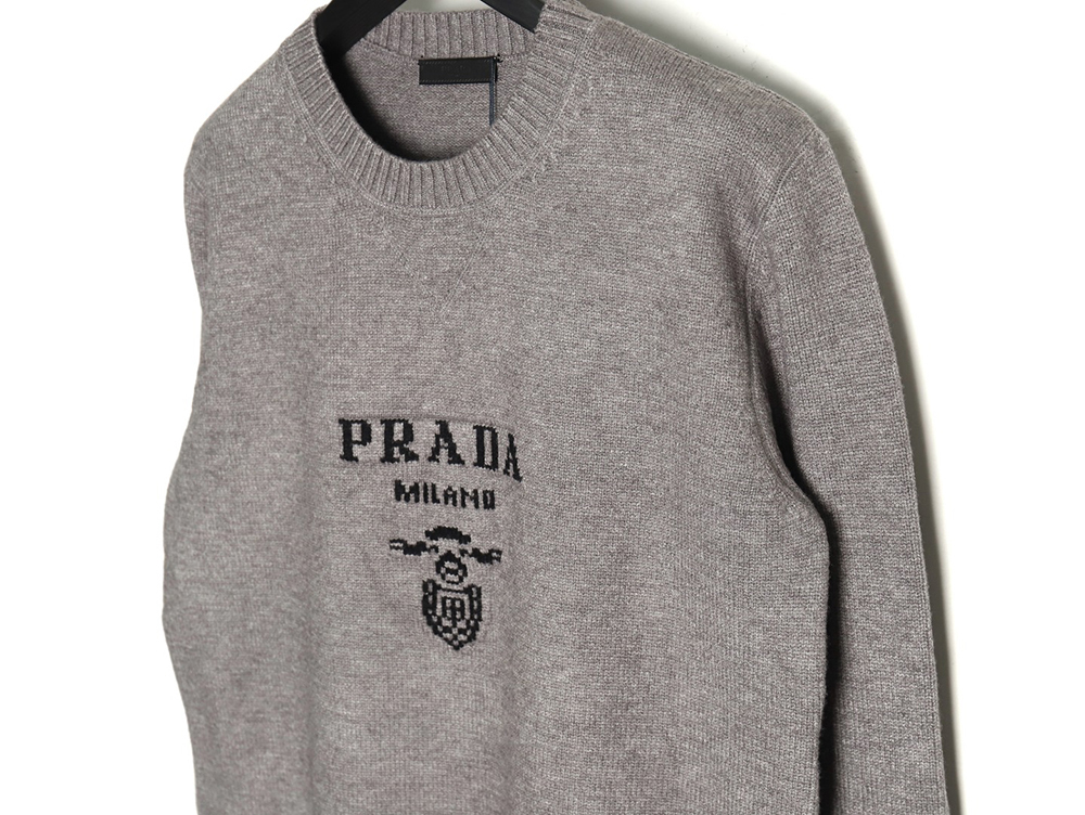 Prada sweater with floral logo on chest TSK1