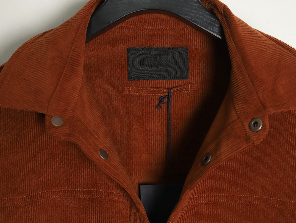 Prada Corduroy Long Sleeve Jacket