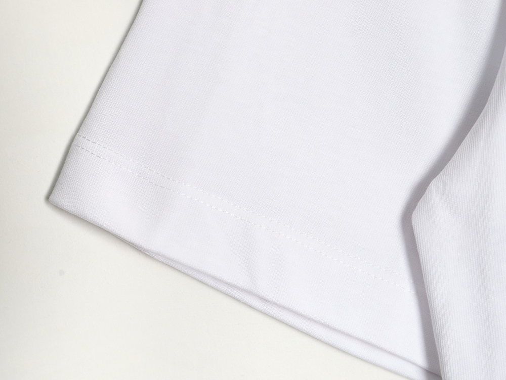 Balenciaga Ink splash lock print short sleeves