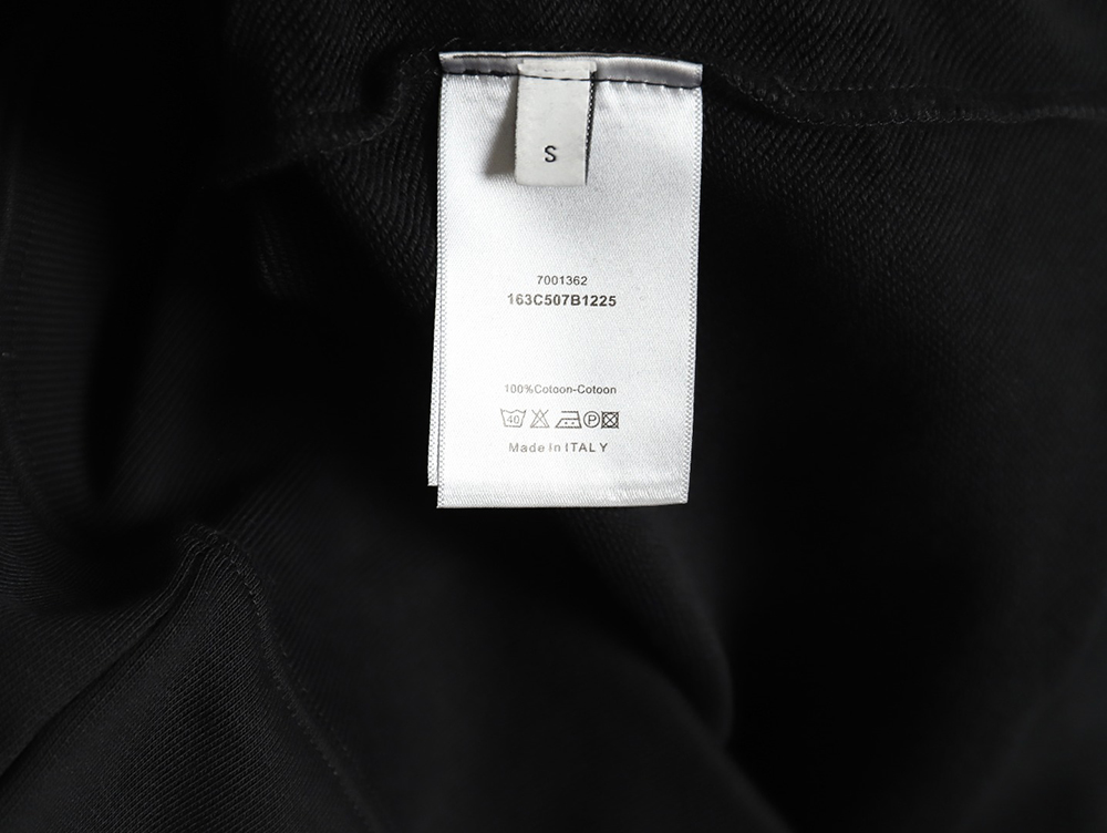 Dior safety pin embroidered crew neck sweatshirt