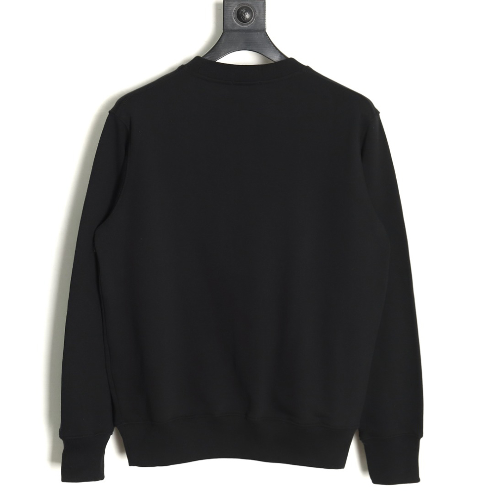 Dior safety pin embroidered crew neck sweatshirt