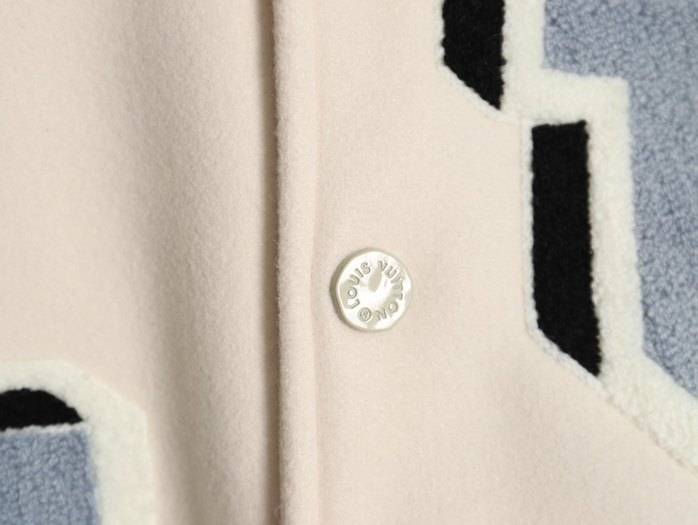 Louis vuitton baseball jacket with lettering logo
