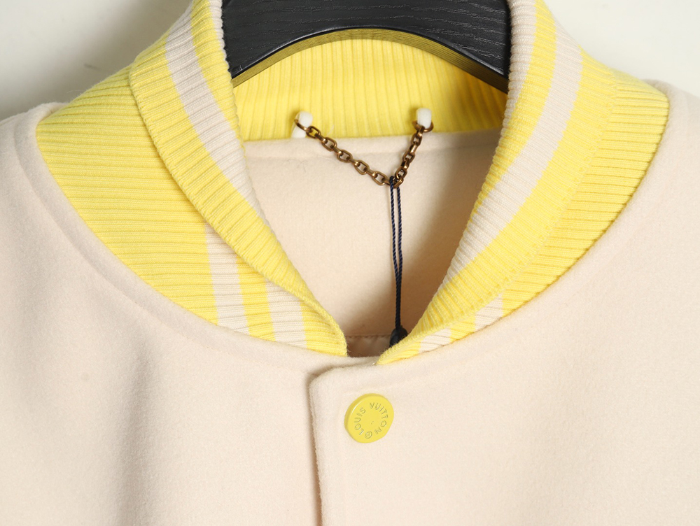 Louis vuitton baseball jacket with lettering logo TSK1