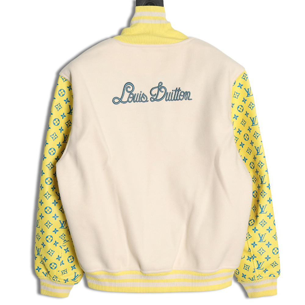 Louis vuitton baseball jacket with lettering logo TSK1