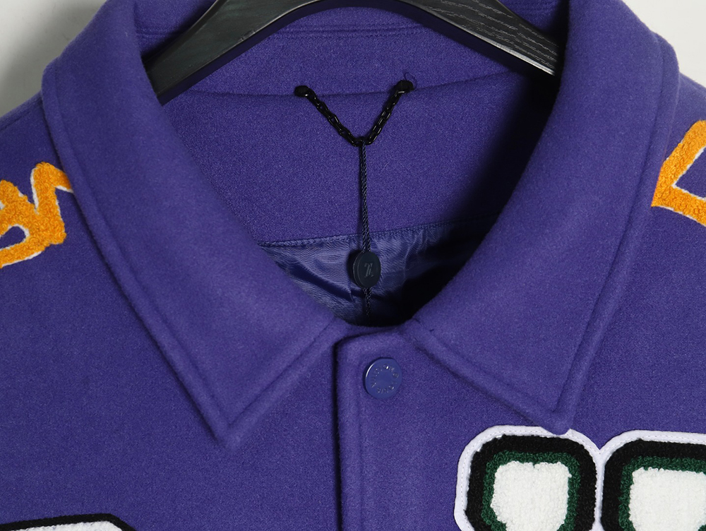 Louis vuitton baseball jacket with lettering logo TSK2