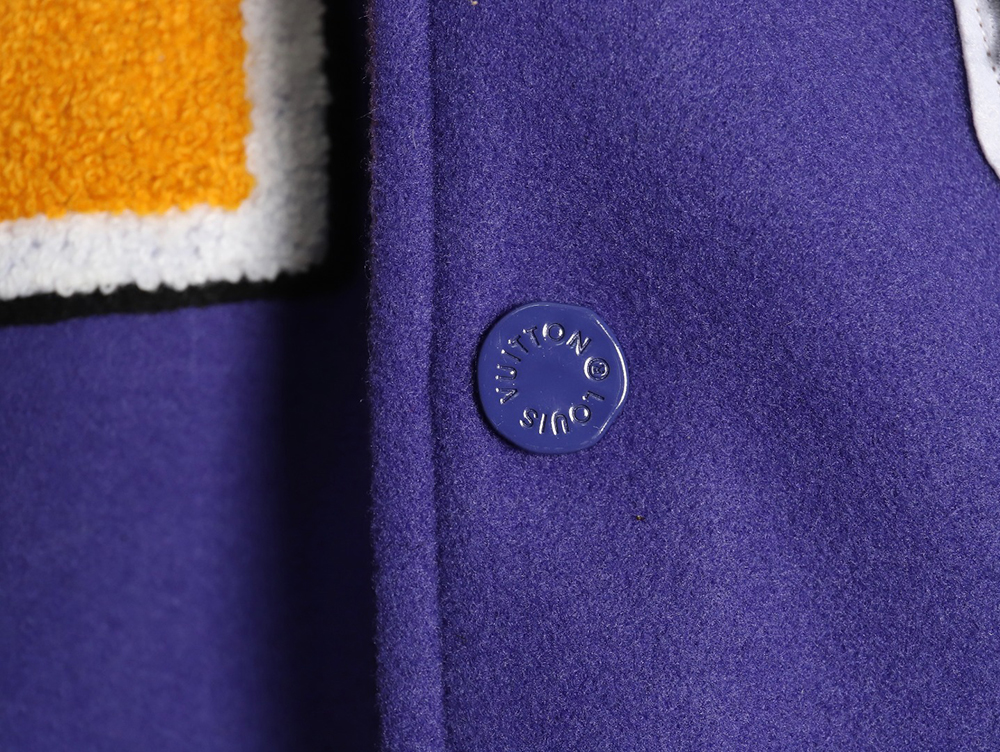 Louis vuitton baseball jacket with lettering logo TSK2