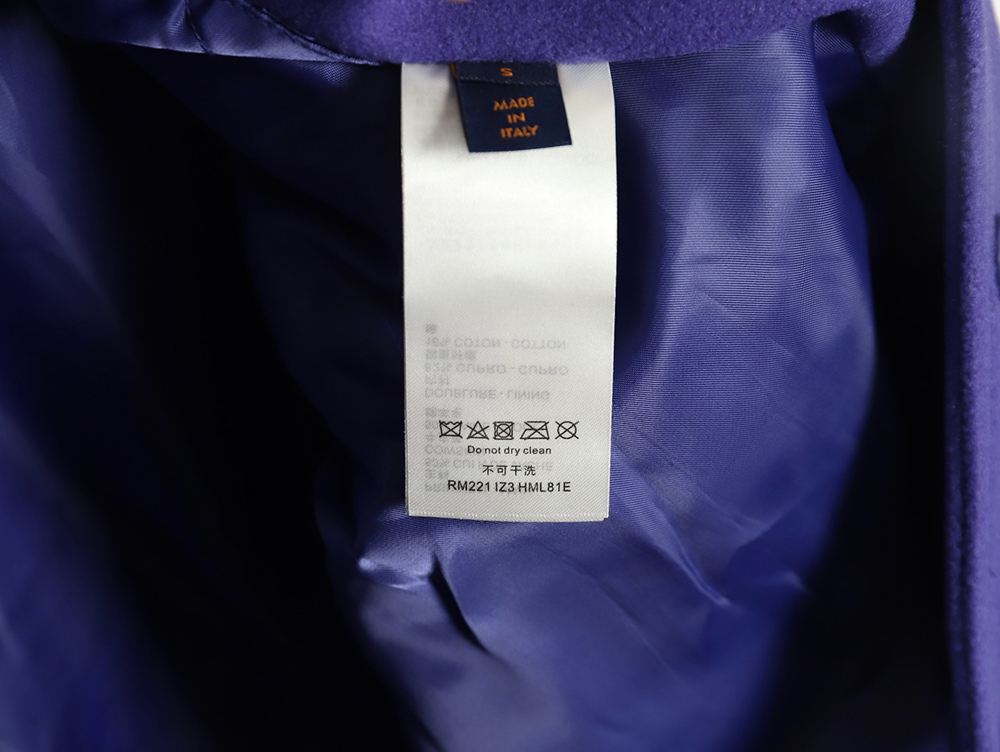 Louis vuitton baseball jacket with lettering logo TSK2