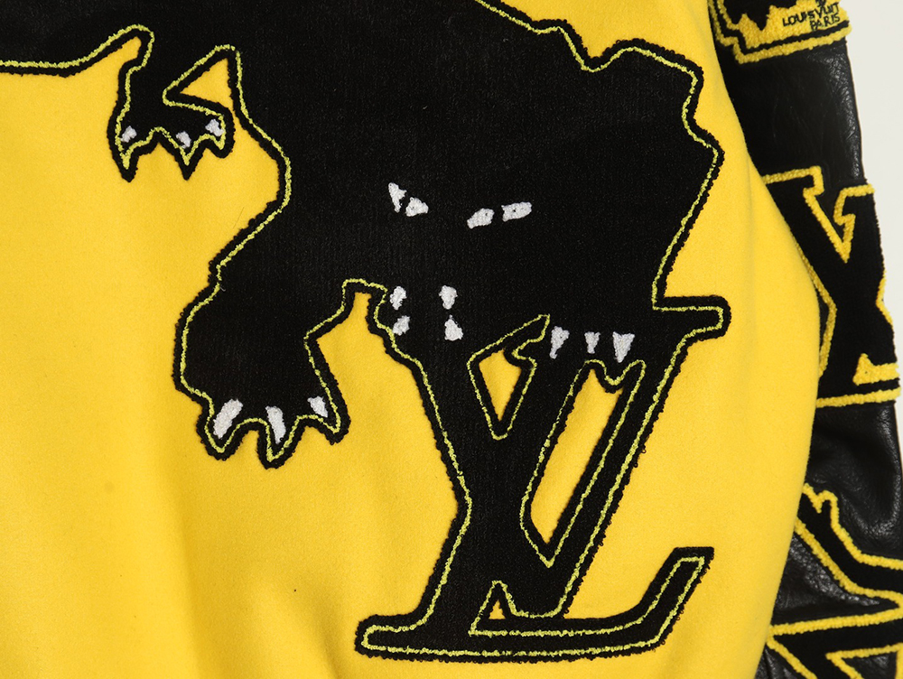 Louis vuitton baseball jacket with lettering logo TSK3