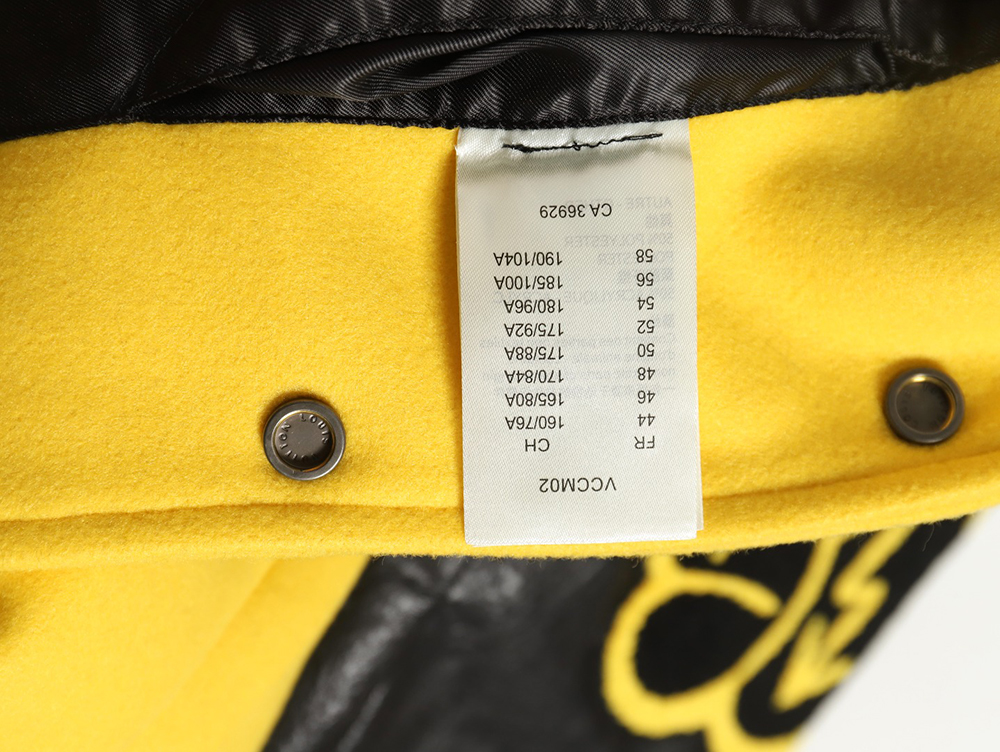Louis vuitton baseball jacket with lettering logo TSK3