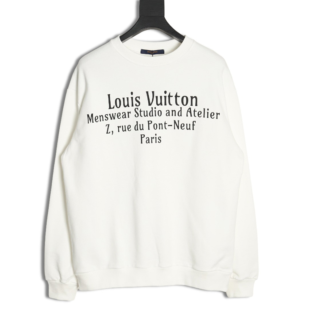 Louis vuitton limited edition slogan V letter sweatshirt