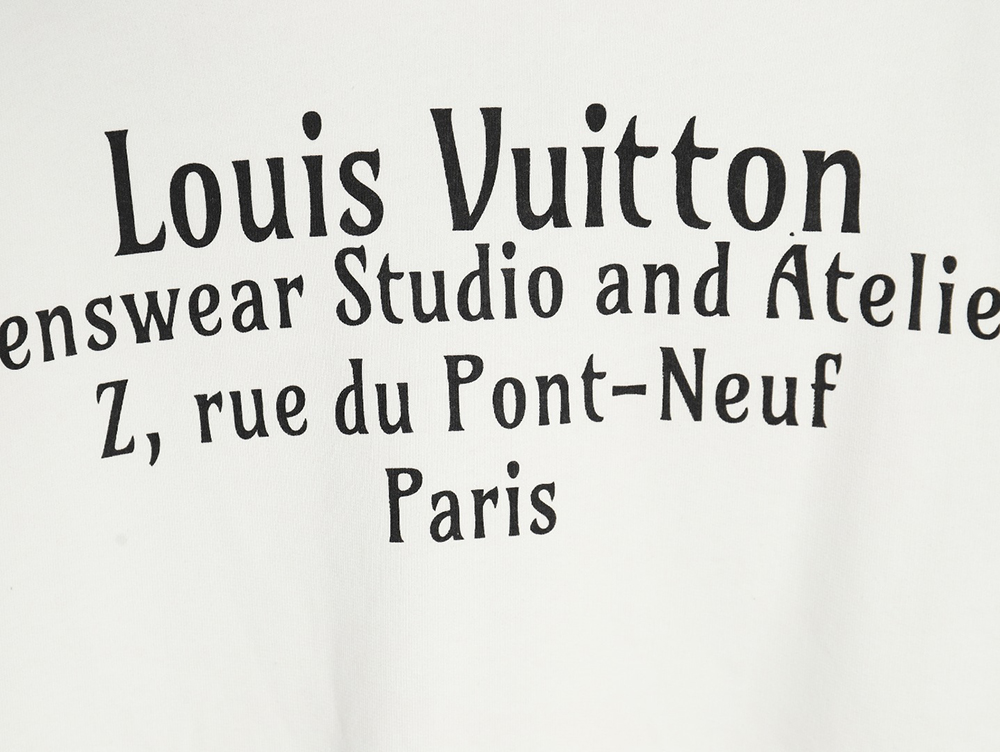 Louis vuitton limited edition slogan V letter sweatshirt