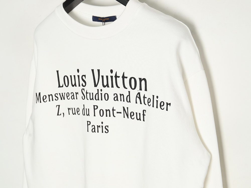 Louis vuitton limited edition slogan V letter sweatshirt