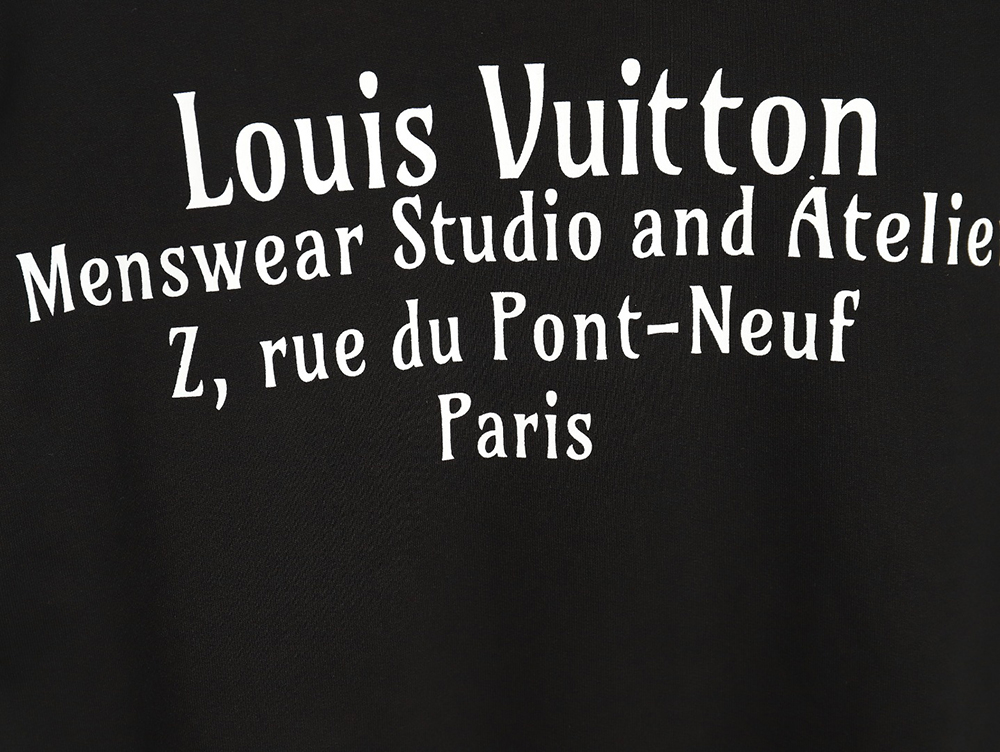 Louis vuitton limited edition slogan V letter sweatshirt TSK1