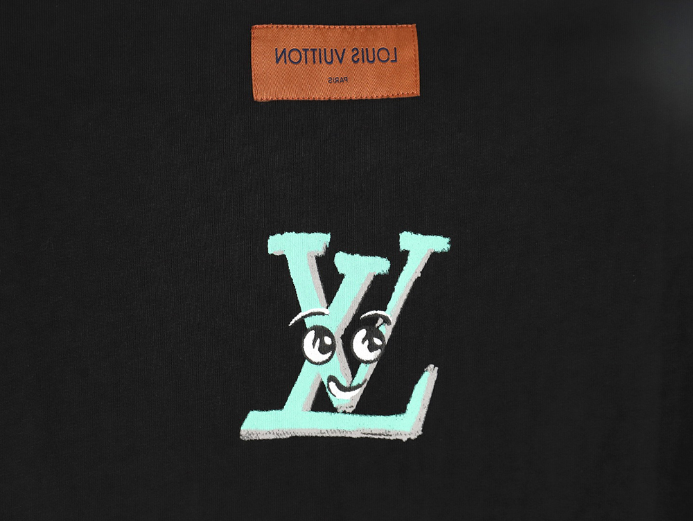 Louis Vuitton face sketch print short sleeves TSK1