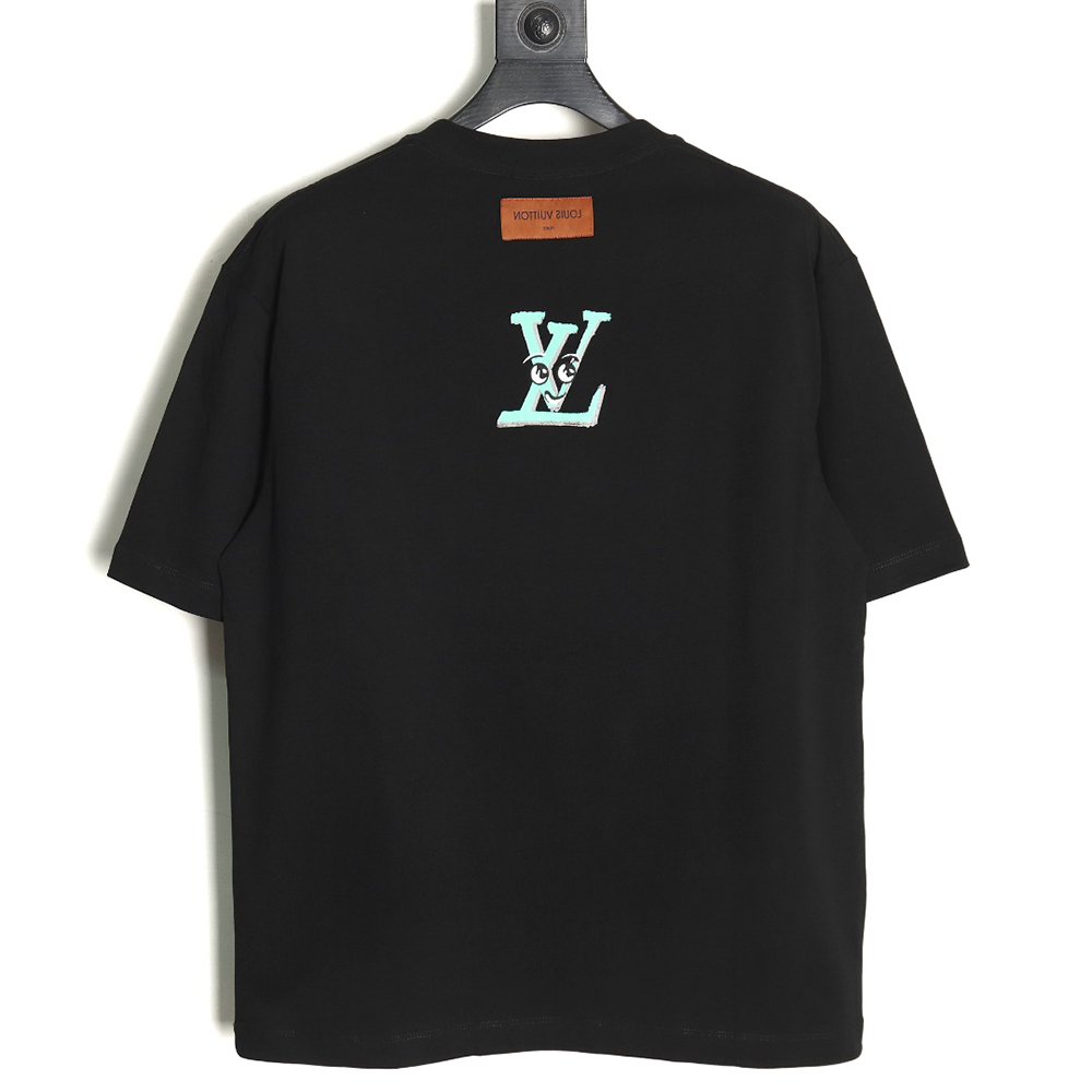 Louis Vuitton face sketch print short sleeves TSK1
