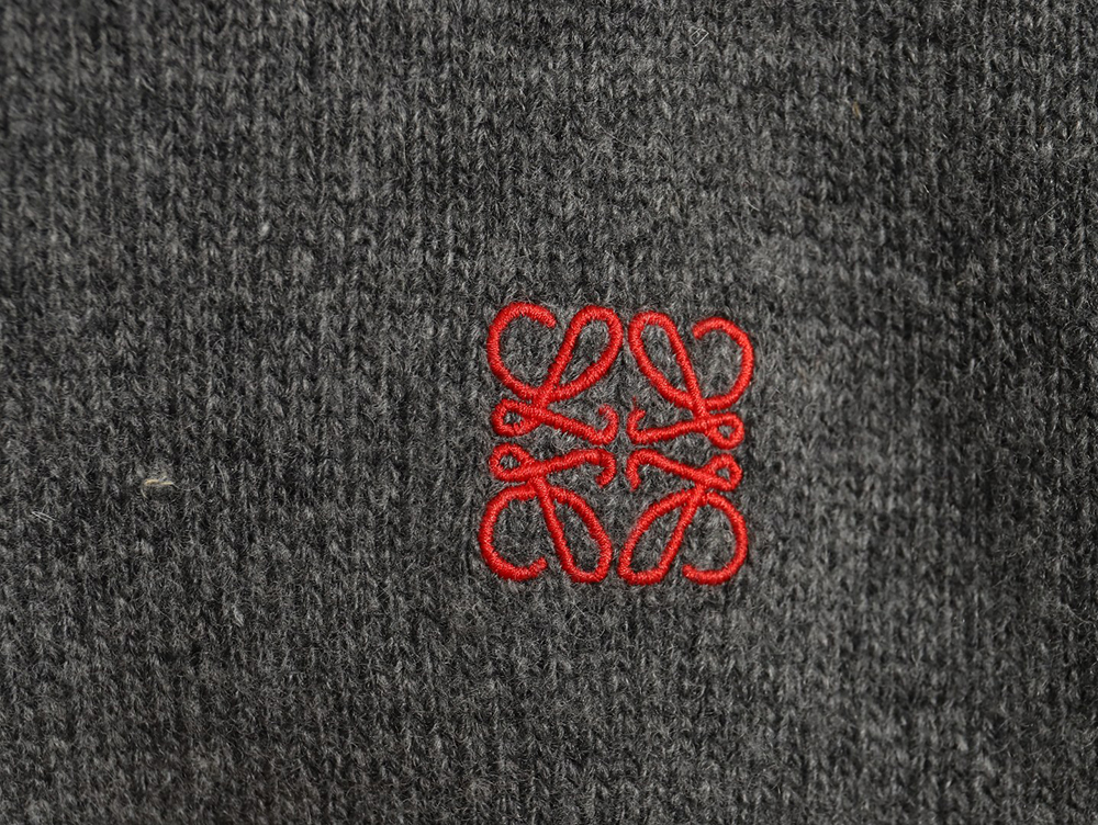Loewe embroidered logo crew neck sweater
