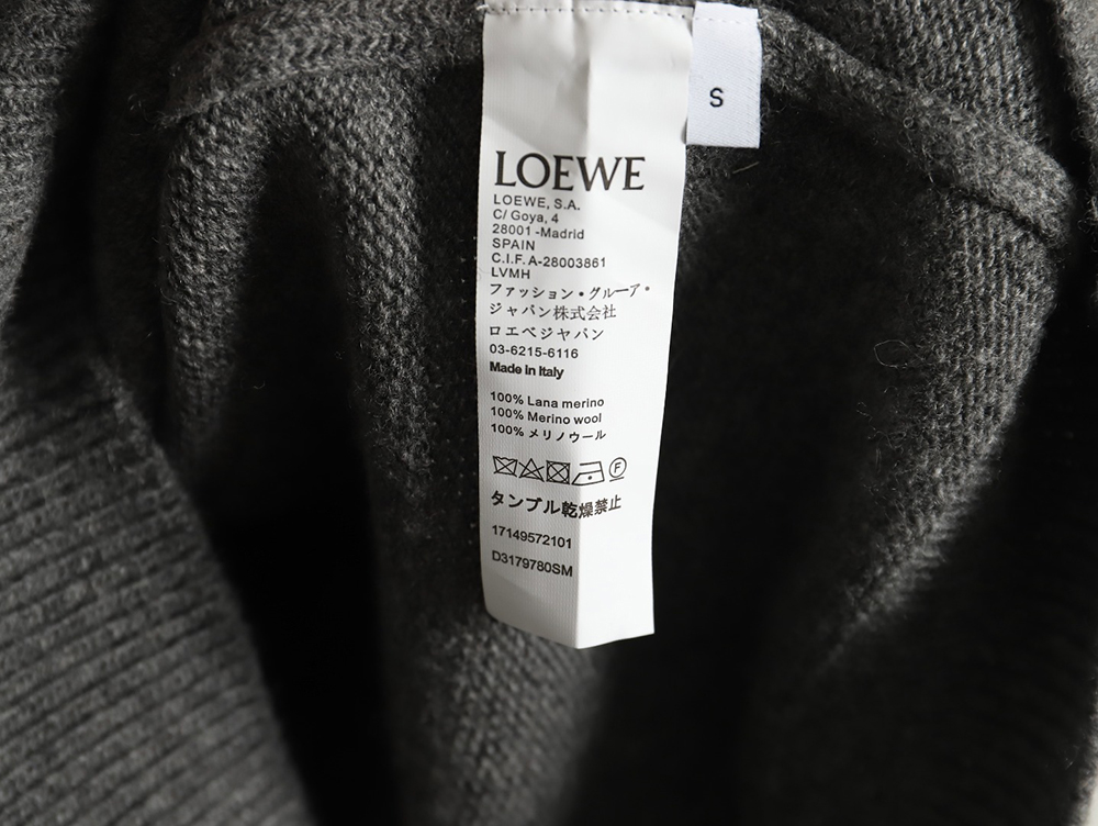 Loewe embroidered logo crew neck sweater