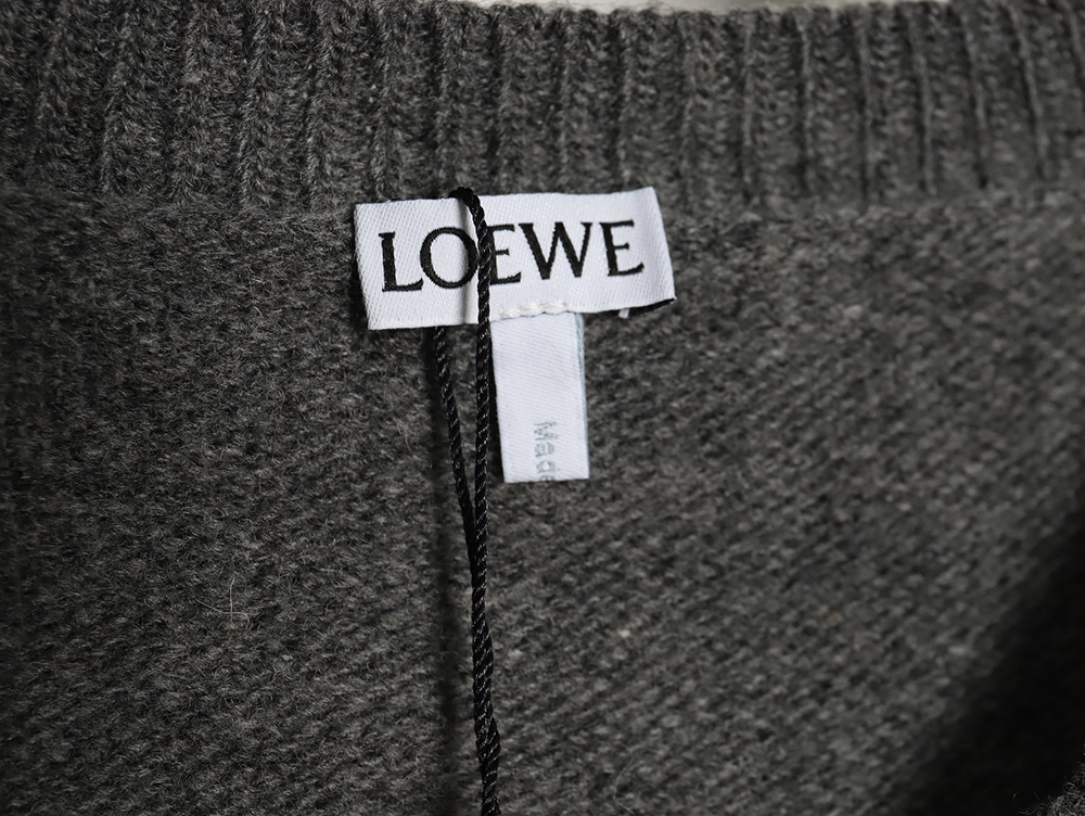 Loewe embroidered logo crew neck sweater