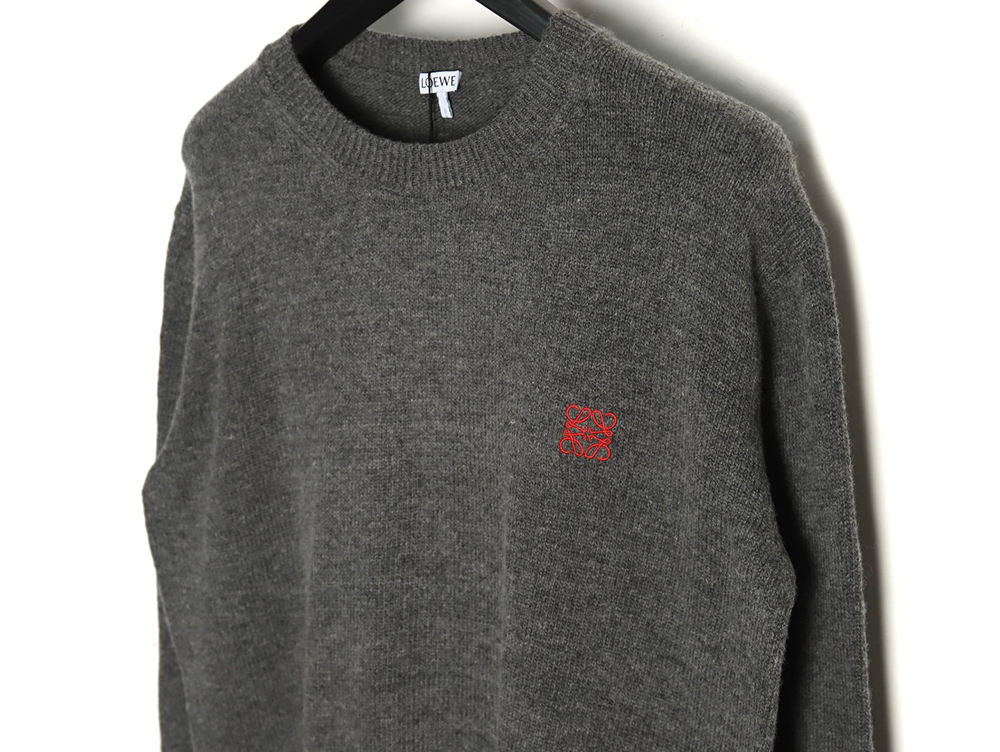 Loewe embroidered logo crew neck sweater