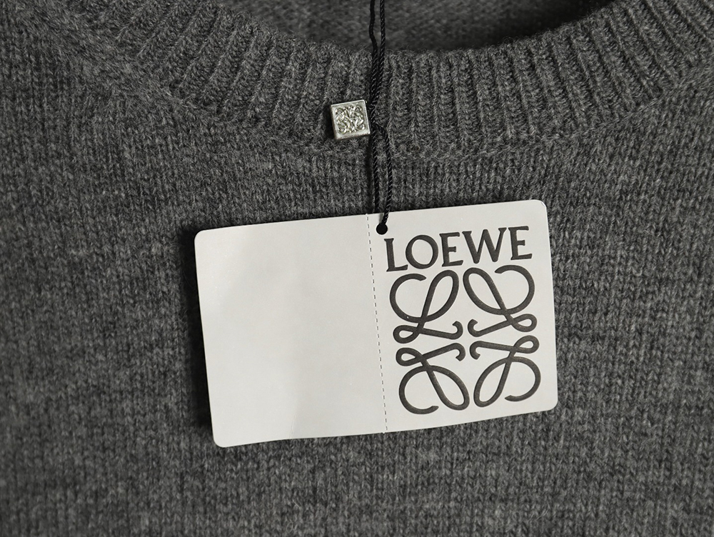 Loewe embroidered logo crew neck sweater
