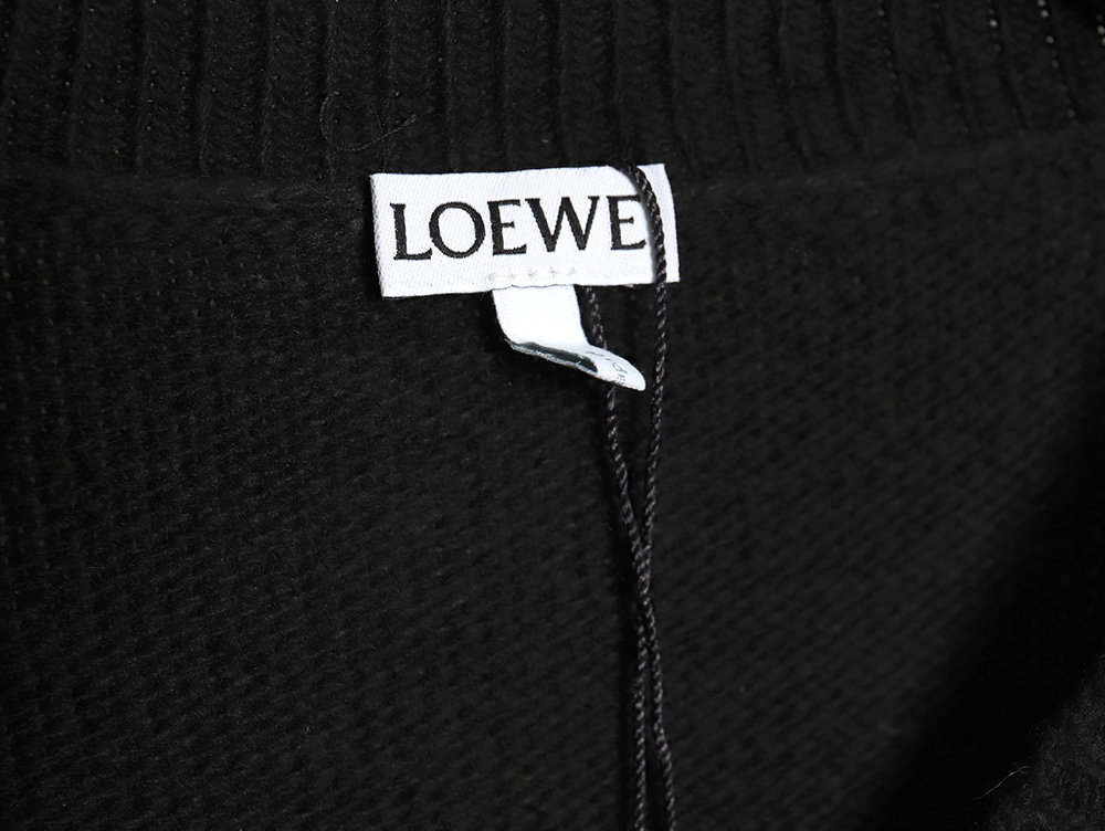 Loewe embroidered logo crew neck sweater TSK1