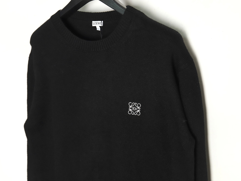 Loewe embroidered logo crew neck sweater TSK1