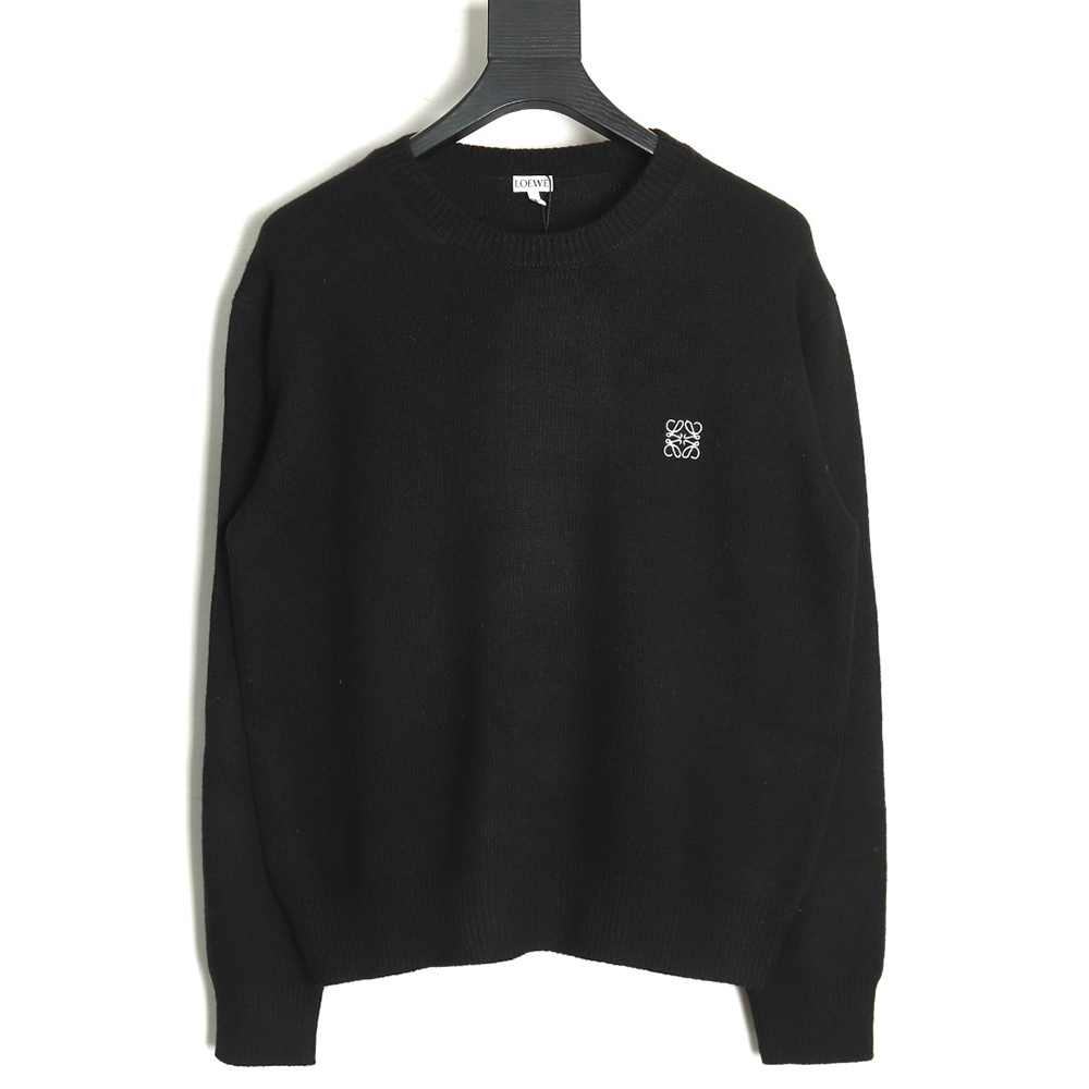 Loewe embroidered logo crew neck sweater TSK1