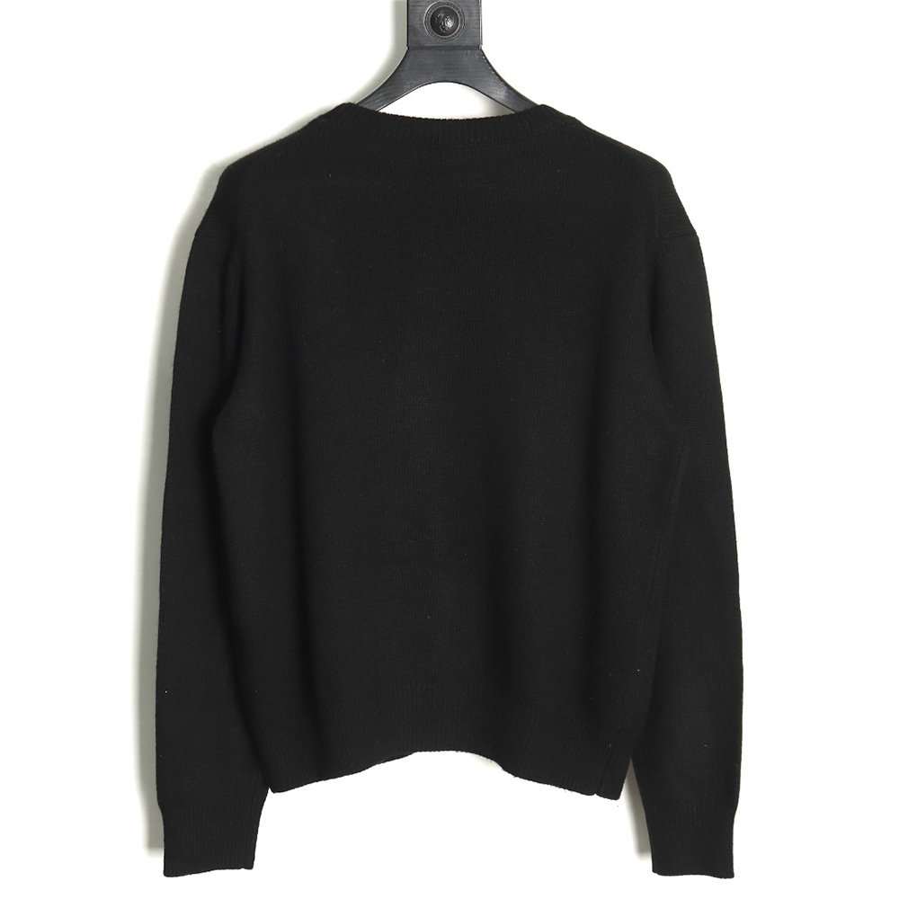 Loewe embroidered logo crew neck sweater TSK1